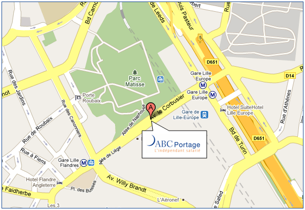 plan accès abc portage