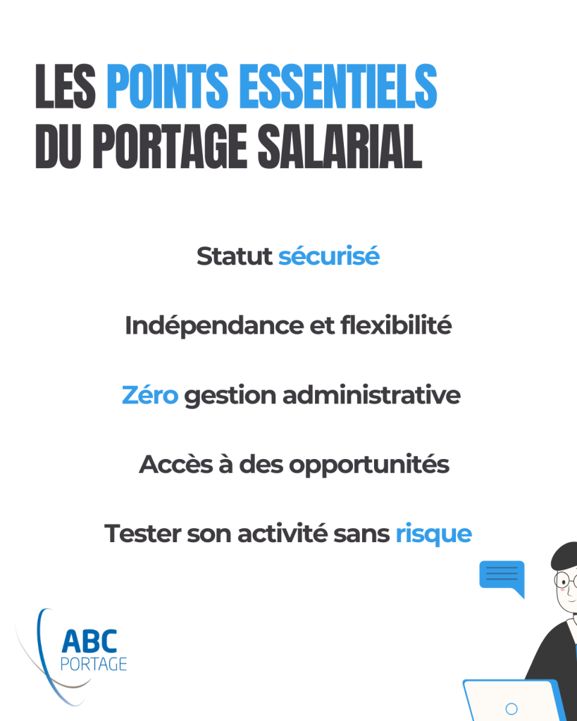 points essentiels du portage salarial